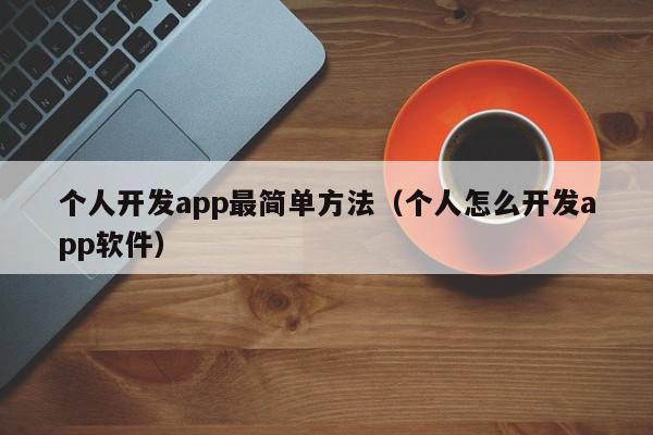 個(gè)人開發(fā)app最簡(jiǎn)單方法（個(gè)人怎么開發(fā)app軟件）